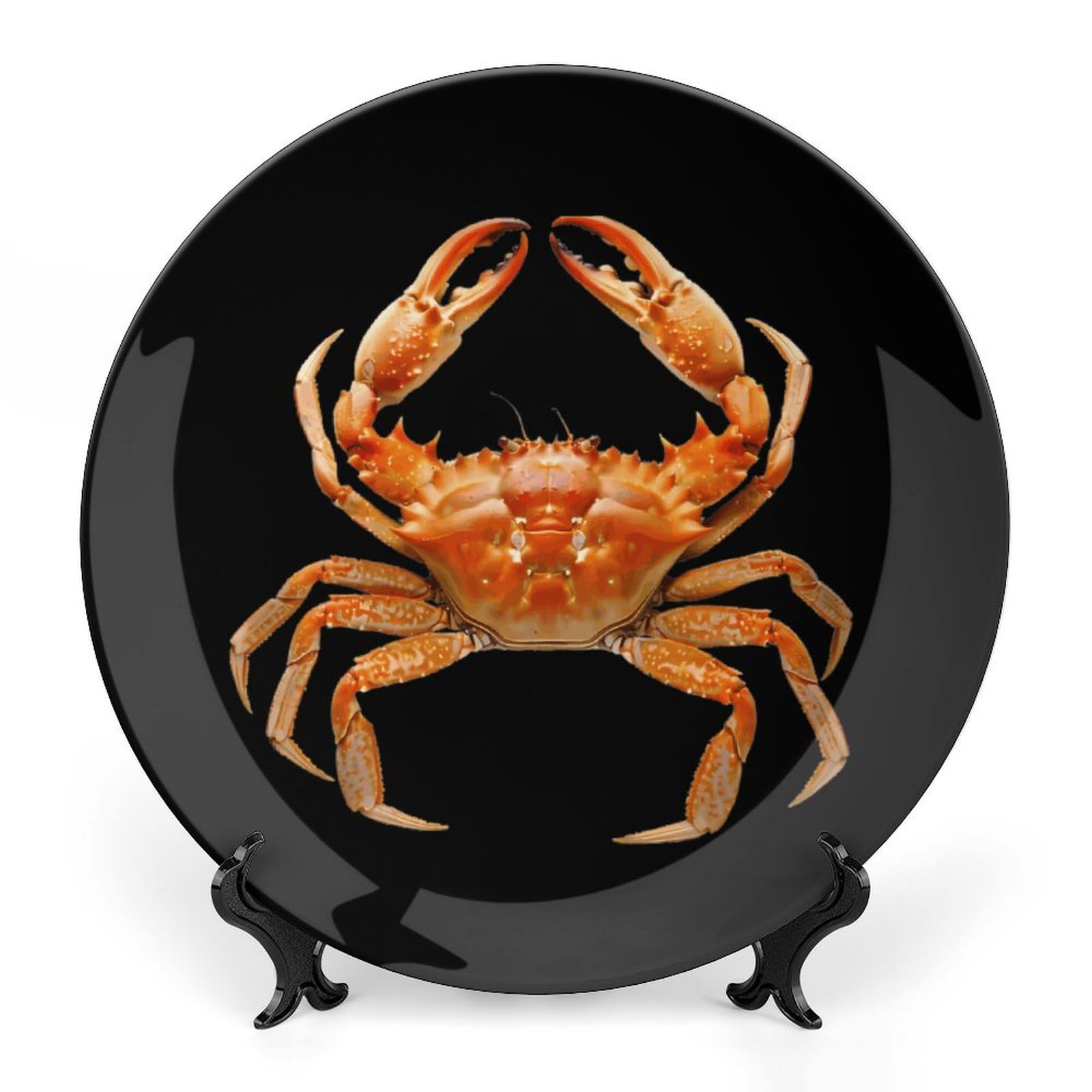 食器    Crab plate Amazon.com : Crab Ceramic Decorative Plates for Display